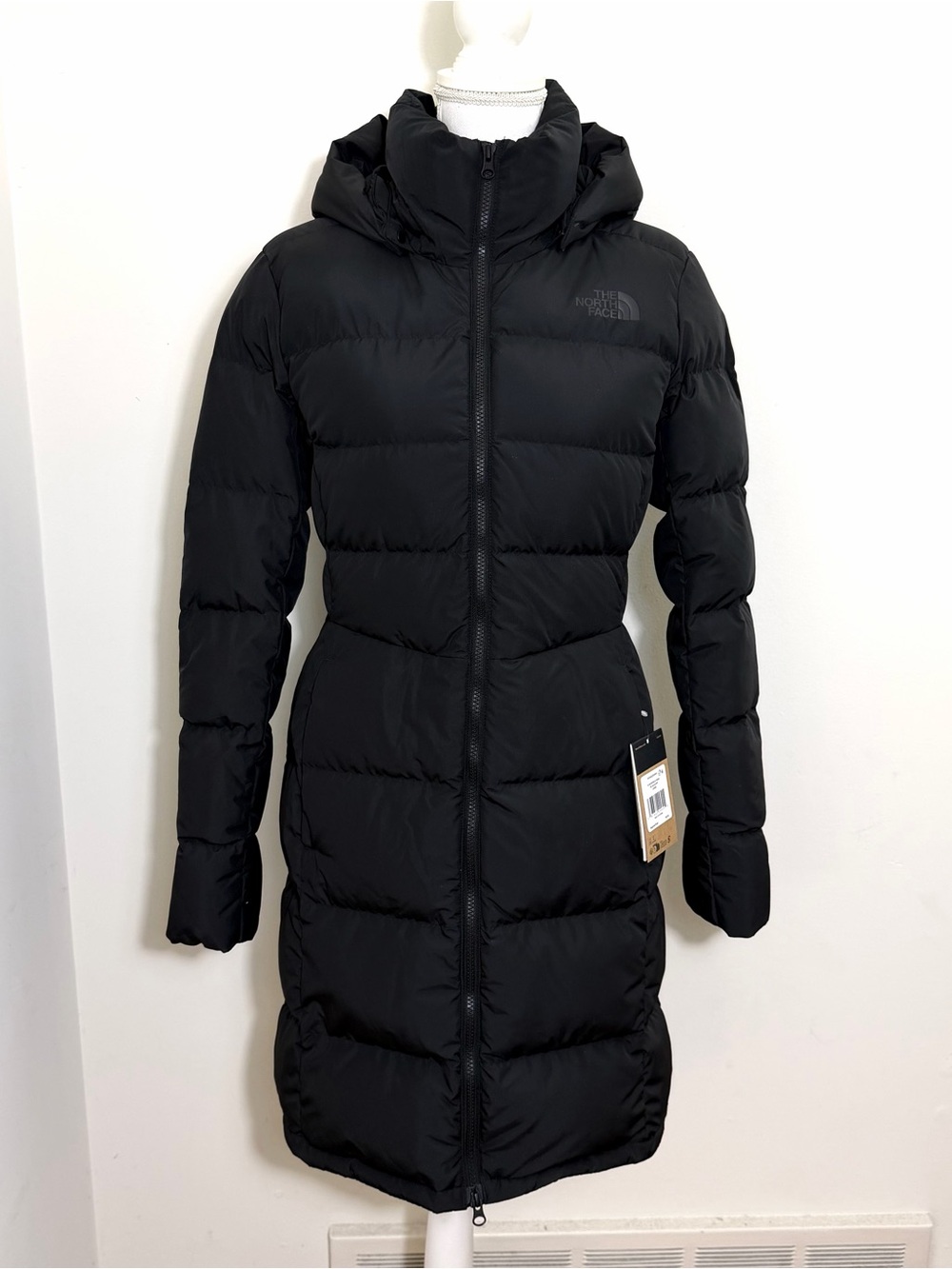 The North Face Women's Metropolis Parka Down Coat TNF Black Sz L